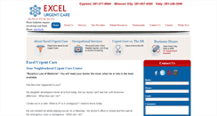 Desktop Screenshot of excelurgentcaretx.com